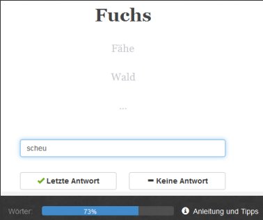 Beispielwort: Fuchs