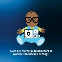 In Sternen entstandene Atome Atome aus Sternen im Babykörper