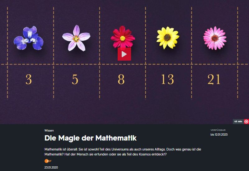 zum Video Magie der Mathematik Screenshot Mediathek