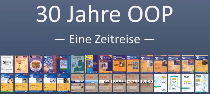 Viele viele OOPs Screenshot Startfolie: OOP-Poster aus vielen Jahren...