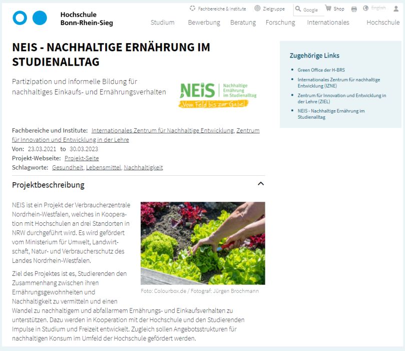 zur Projektpage Screenshot