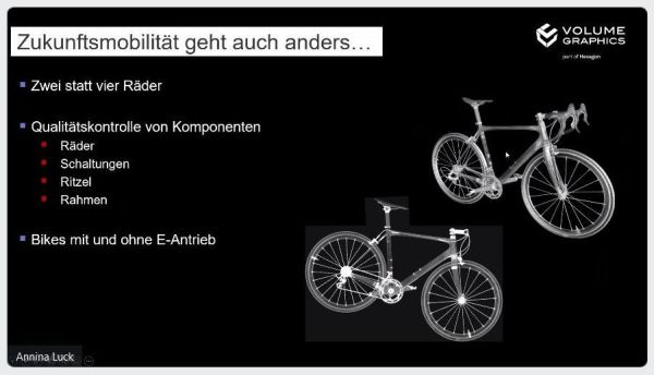 Nicht nur Autokomponenten, auch Fahrräder werden geprüft, insbesondere E-Fahrrad-Bauteile Fahrräder / Zukunftsmobilität