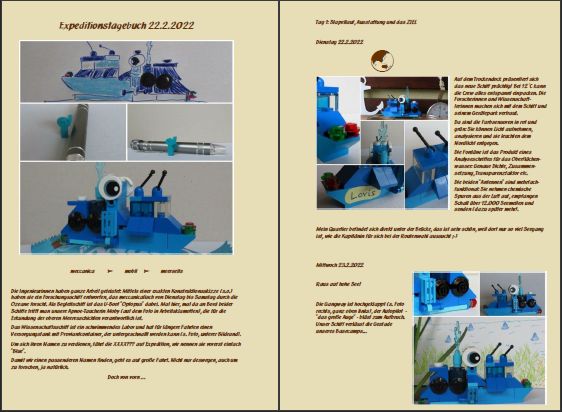 Expeditionsbericht-PDF Vorschau Expeditionsberericht (PDF-Inhaltsbild)