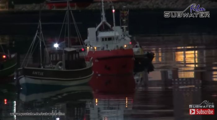 Nachtaufnahme im Fischerhafen