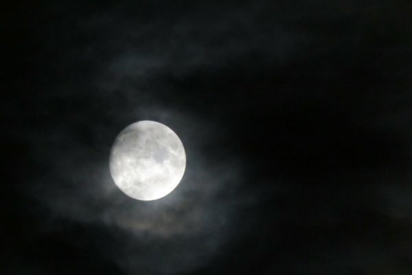 Mond am Nachthimmel