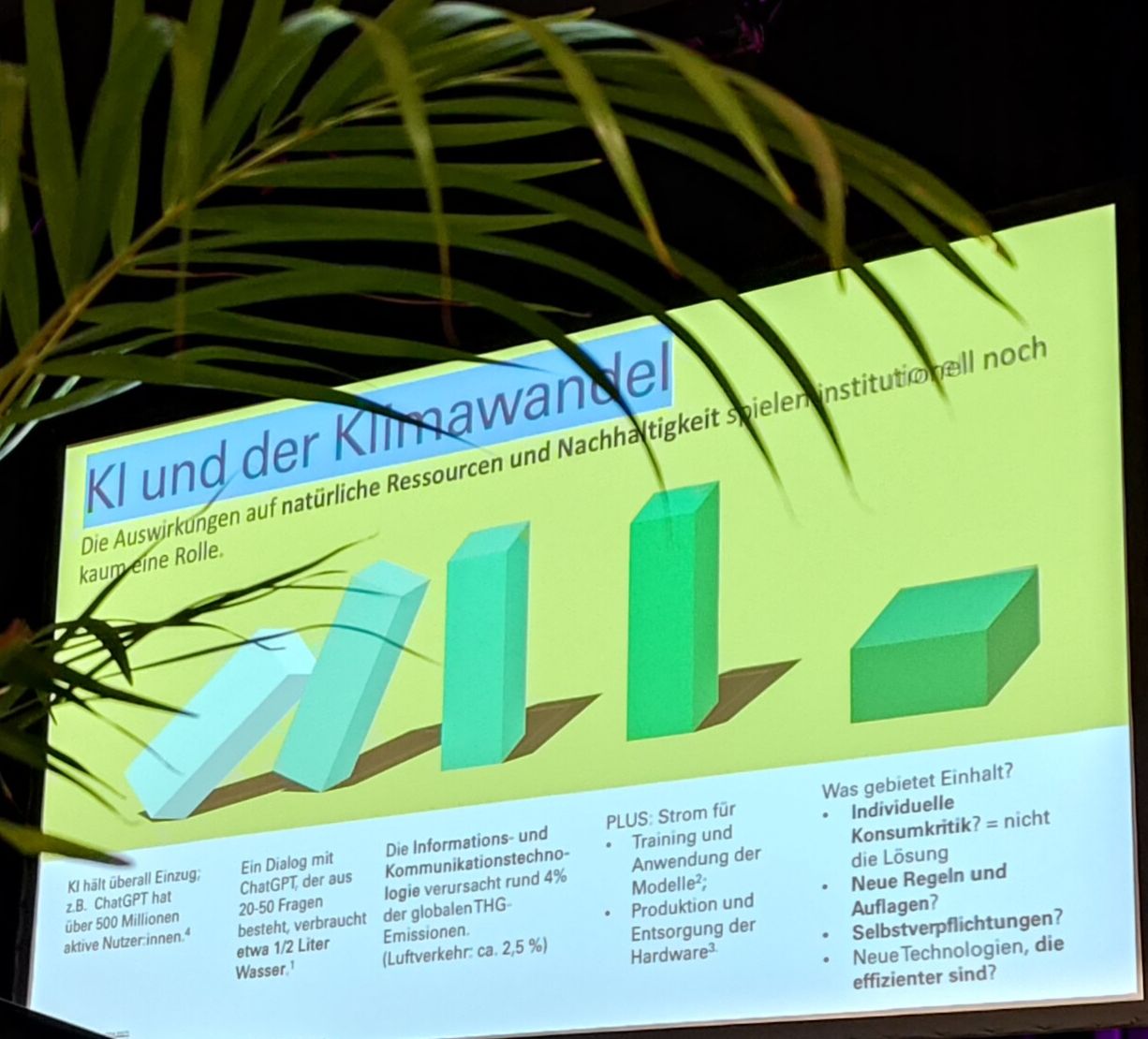 Folie KI und Klimawandel