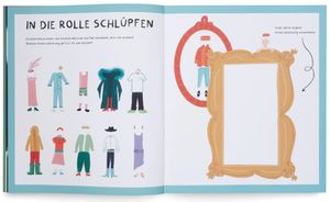 In die Rolle schlüpfen mit Rollenbeispielen und Bilderrahmen zum Ausmalen