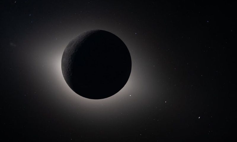 Erdfinsternis Screenshot aus dem Newsletter